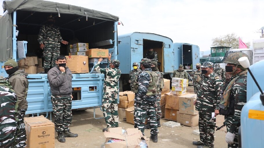जम्मू कश्मीर : ग़रीबों के लिए CRPF ने शुरू की 'मददगार' मुहिम