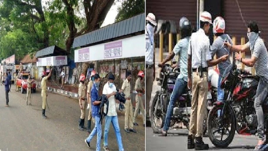 Lockdown:छूट को लेकर केरल हुकूमत से नाराज़ मरकज़ी हुकूमत,सैकड़ों की तादाद पर सड़कों में निकले लोग