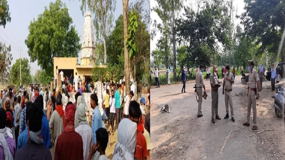 बुलंदशहर में मंदिर परिसर में दो साधुओं का क़त्ल, हत्या के शक में हिरासत में एक नशेड़ी