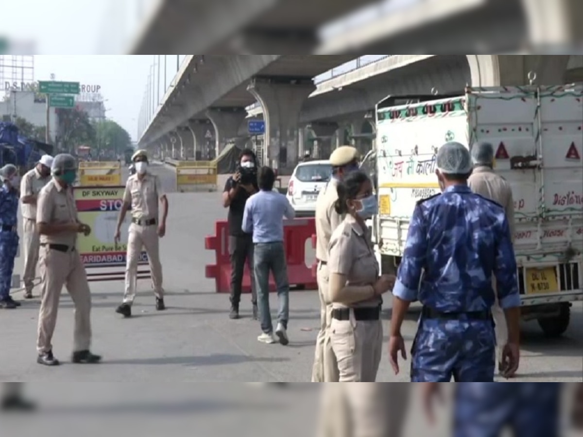 दिल्ली-हरियाणा बॉर्डर सील,इन सर्विस से जुड़े लोगों को सिर्फ दोपहर 12 बजे तक ही मिल सकती है एंट्री