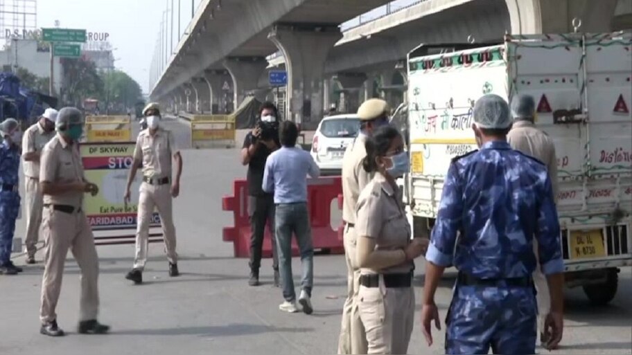 दिल्ली-हरियाणा बॉर्डर सील,इन सर्विस से जुड़े लोगों को सिर्फ दोपहर 12 बजे तक ही मिल सकती है एंट्री