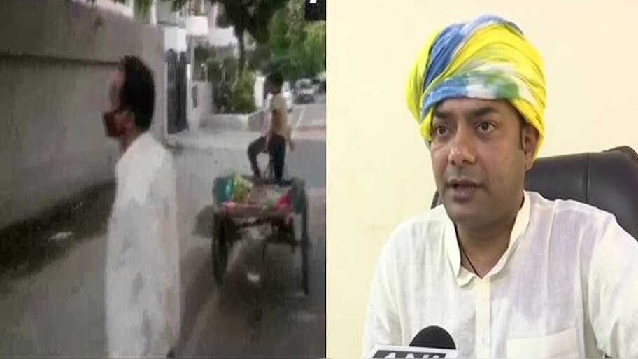 मुस्लिम सब्जी वाले को हड़काते हुए BJP विधायक का वीडियो वायरल, अब CM योगी की ये मांग