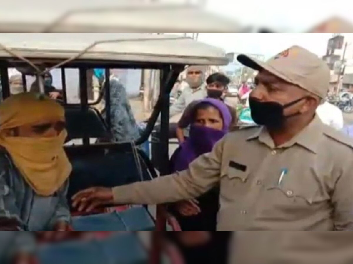 रोजी-रोटी की तलाश में निकले ई-रिक्शा चालक की पिटाई का वीडियो वायरल