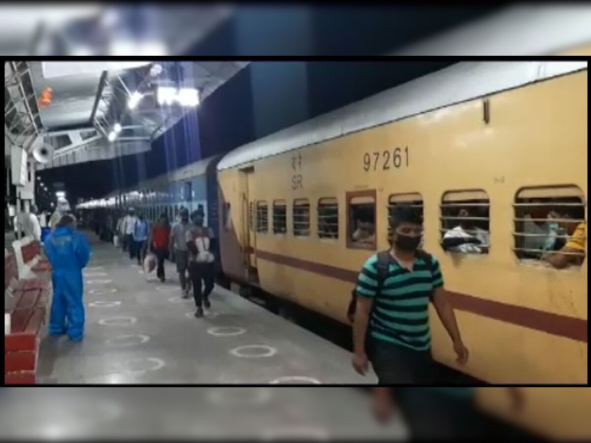 प्रवासियों को लेकर अहमदाबाद से लालकुआं पहुंची श्रमिक स्पेशल ट्रेन, 1400 लोगों की हुई घर वापसी