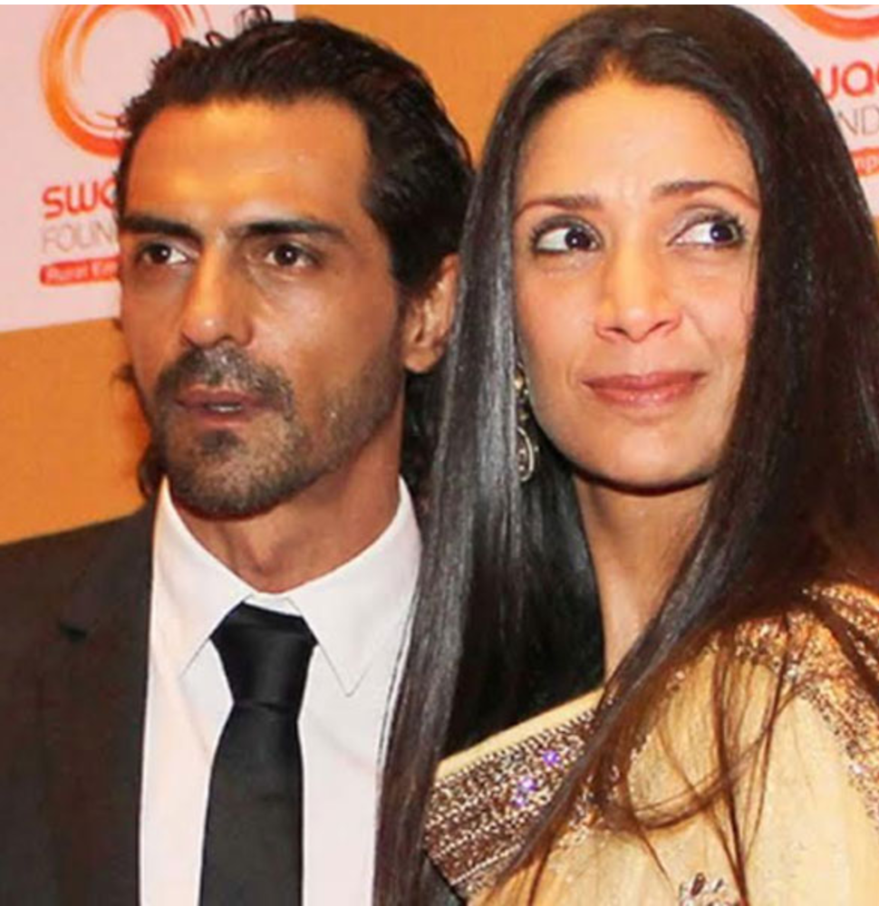 अर्जुन रामपाल और मेहर जेसिया Arjun Rampal and Mehr Jesia