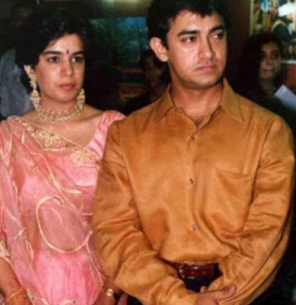 आमिर खान और रीना दत्ता Amir Khan and Reena Dutt