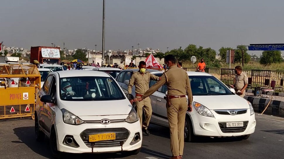 फिर से सील हुआ दिल्ली-गाजियाबाद बॉर्डर Delhi-Ghaziabad seal again