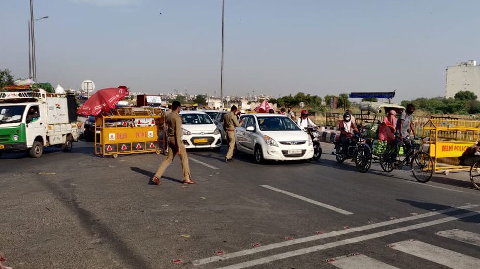 बिना पास दिल्ली आए लोग नहीं जा पा रहे हैं गाजियाबाद Delhi-Ghaziabad seal again