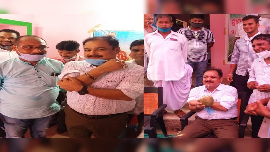 ଯେଉଁ ଶିବିରକୁ ଉଦଘାଟନ କଲେ, ସେଠି ରକ୍ତଦାନ ବି କଲେ