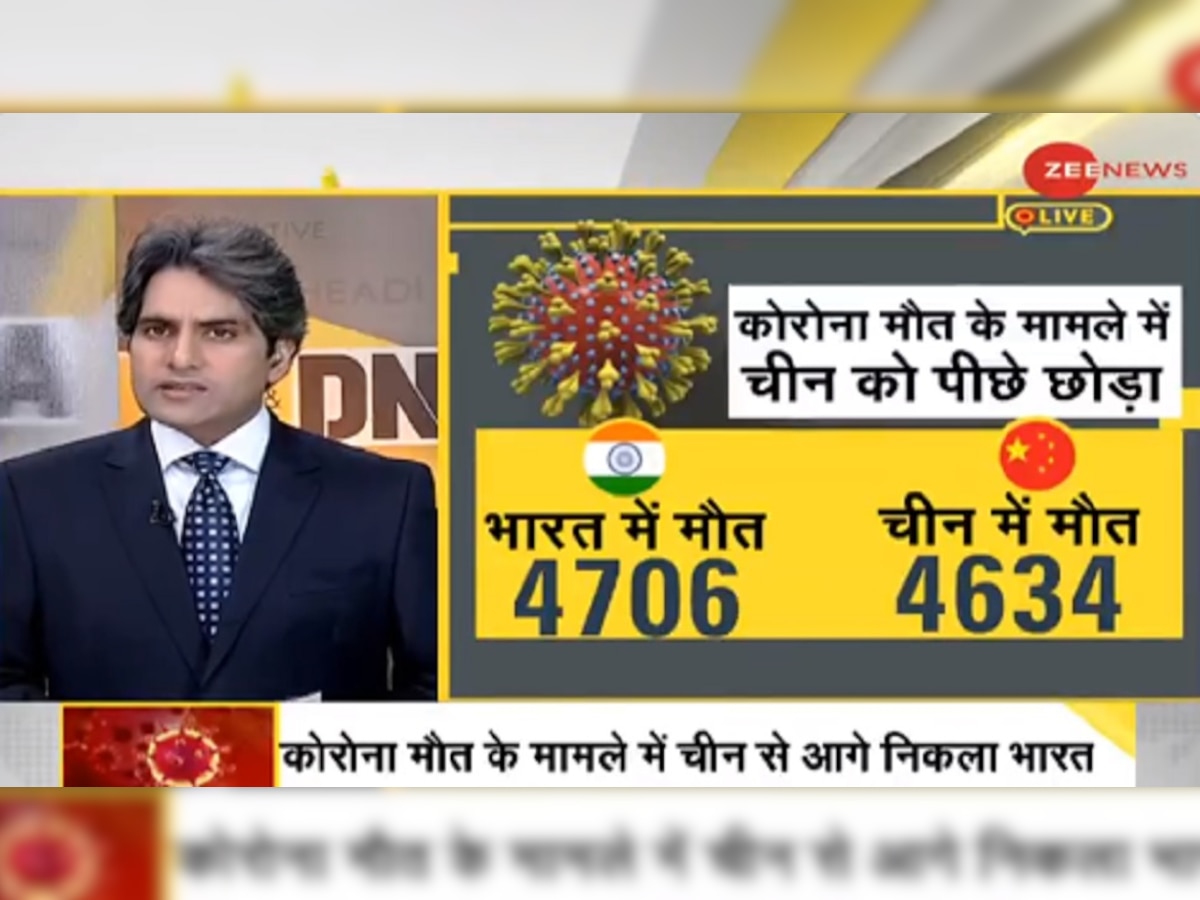 DNA ANALYSIS: क्या भारत की आधी आबादी कोरोना वायरस से संक्रमित हो जाएगी? 