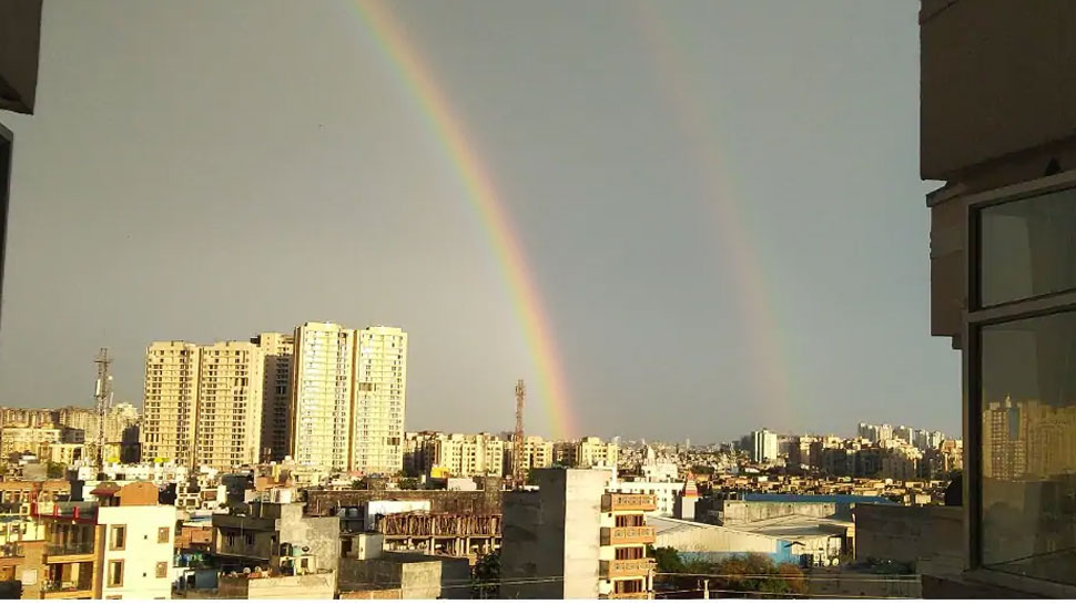 सोशल मीडिया पर #rainbow hashtag rainbow trending on social media