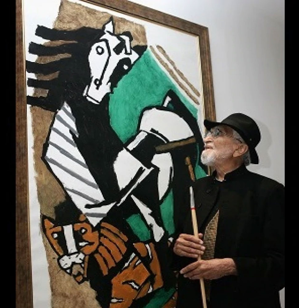सिनेमा के होर्डिंग भी बनाए maqbool fida husain career cinema hoarding
