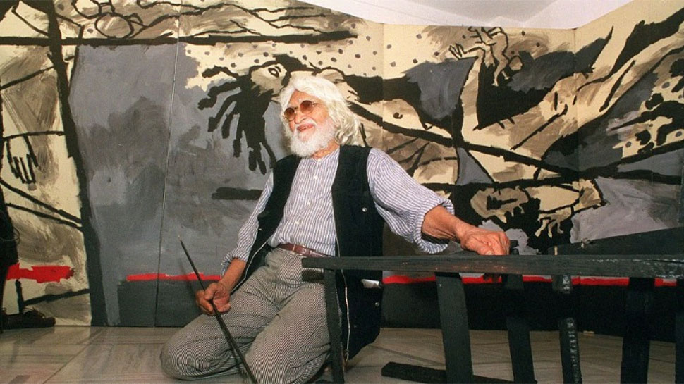 पेंटिंग्स को लेकर विवादों में भी रहे controversy on paintings of mf husain