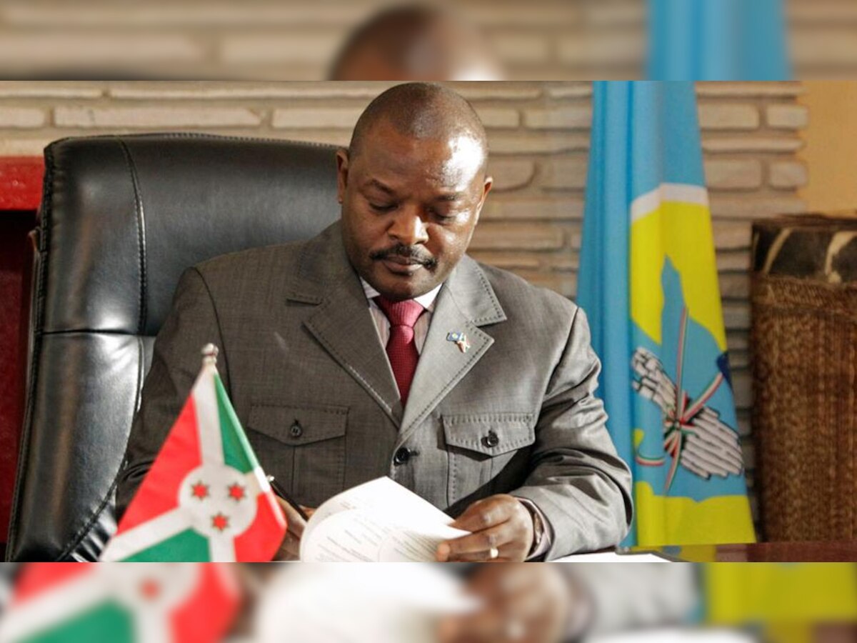 बुरुंडी के राष्ट्रपति पिएरे नकुरुंजिजा | फाइल फोटो