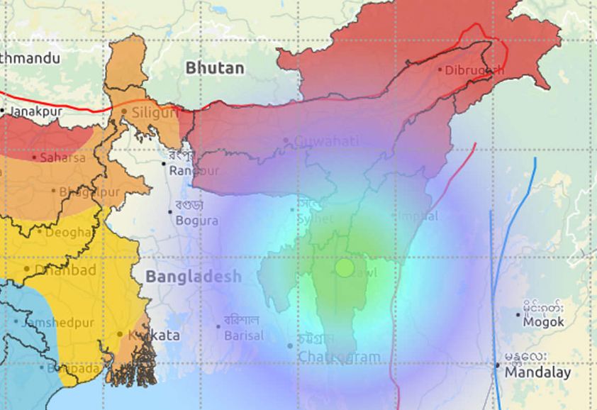 दो दिन बाद फिर मेघालय में कांपी धरती, इस बार भी तुरा में आया भूकंप