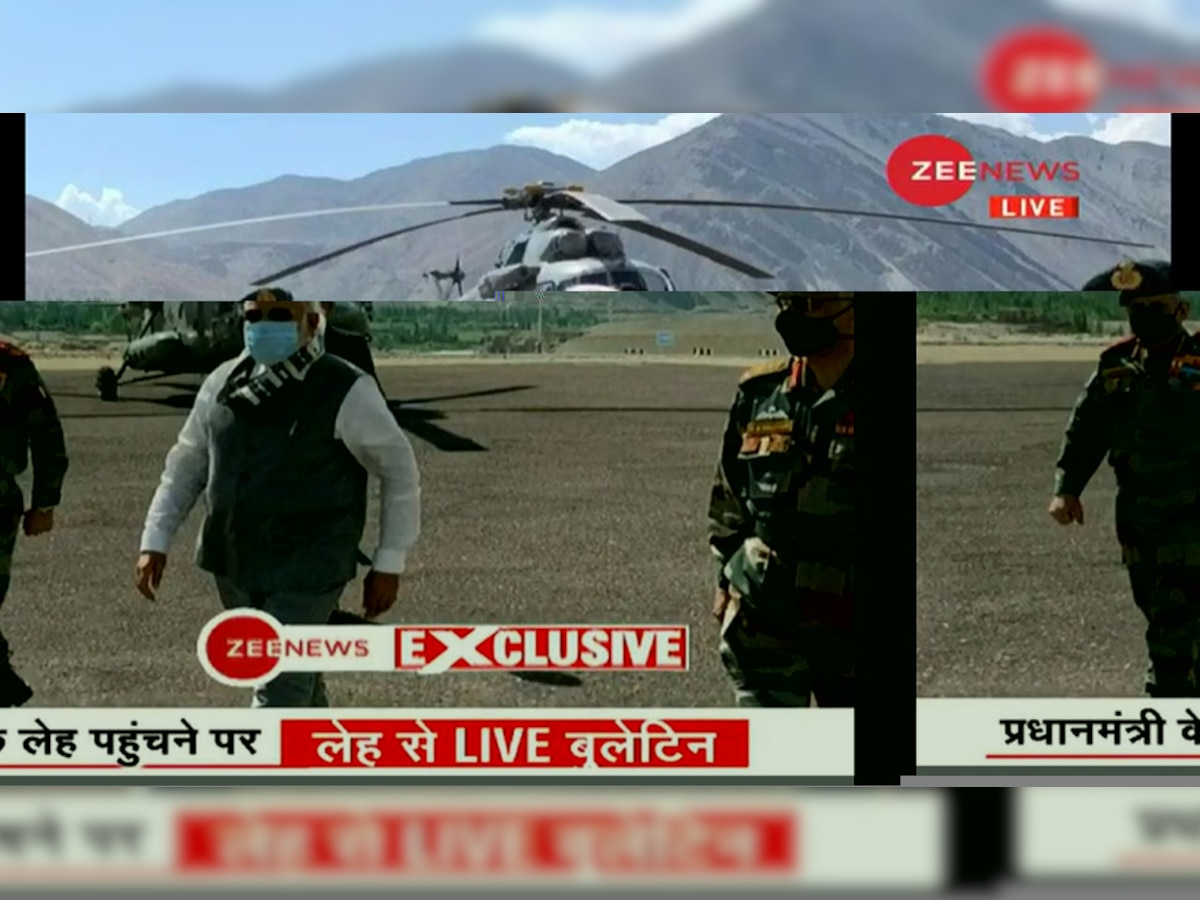 बड़ी खबर! प्रधानमंत्री नरेंद्र मोदी लेह पहुंचे, साथ में CDS जनरल बिपिन रावत भी हैं