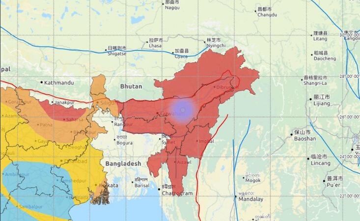 देश में 10 घंटे के भीतर दूसरा भूकंप, दोपहर ढाई बजे कांपा असम