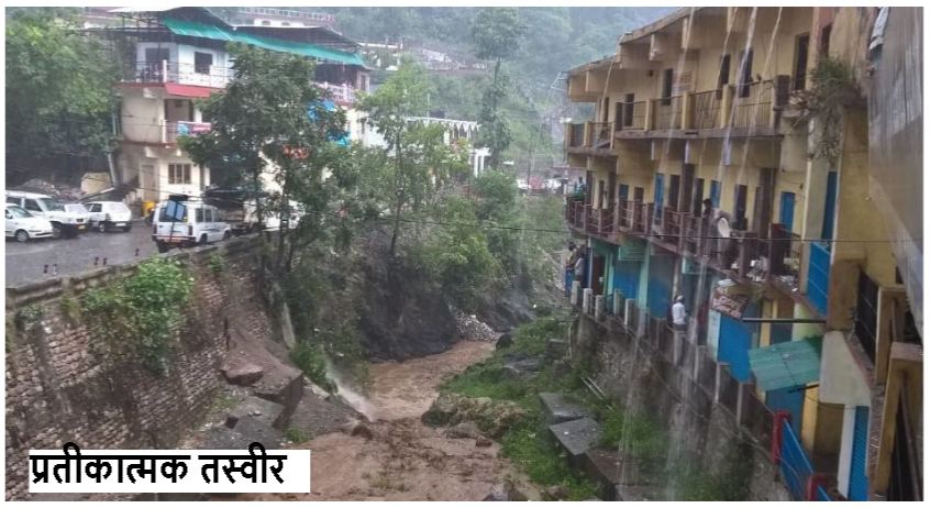 देर रात रुद्रप्रयाग में फटा बादल, कई गांवों में भारी तबाही