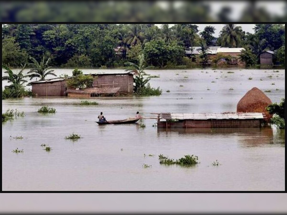 बाढ़ और बारिश से असम में तबाही! अब तक 100 से अधिक लोगों की मौत