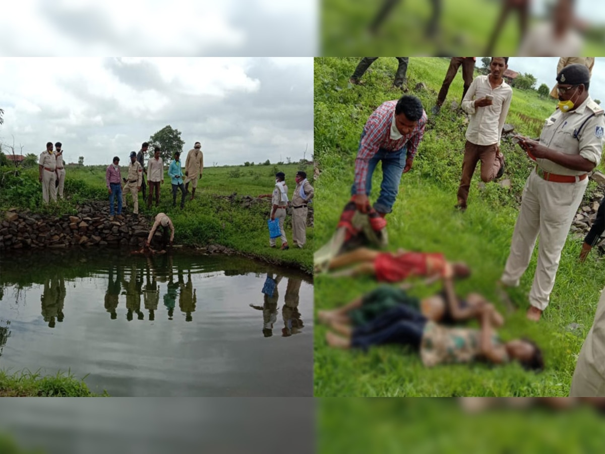 सीहोर में कुएं में डूबने से तीन बच्चियों की मौत. 