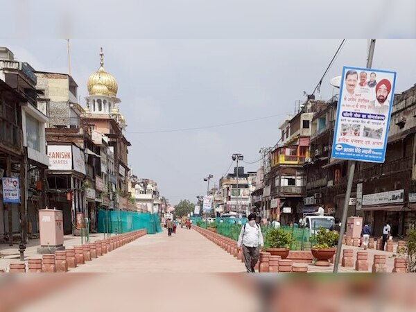 भीड़भाड़ वाले चांदनी चौक की बदली तस्वीर, देखिए अब कैसा दिखता है नज़ारा