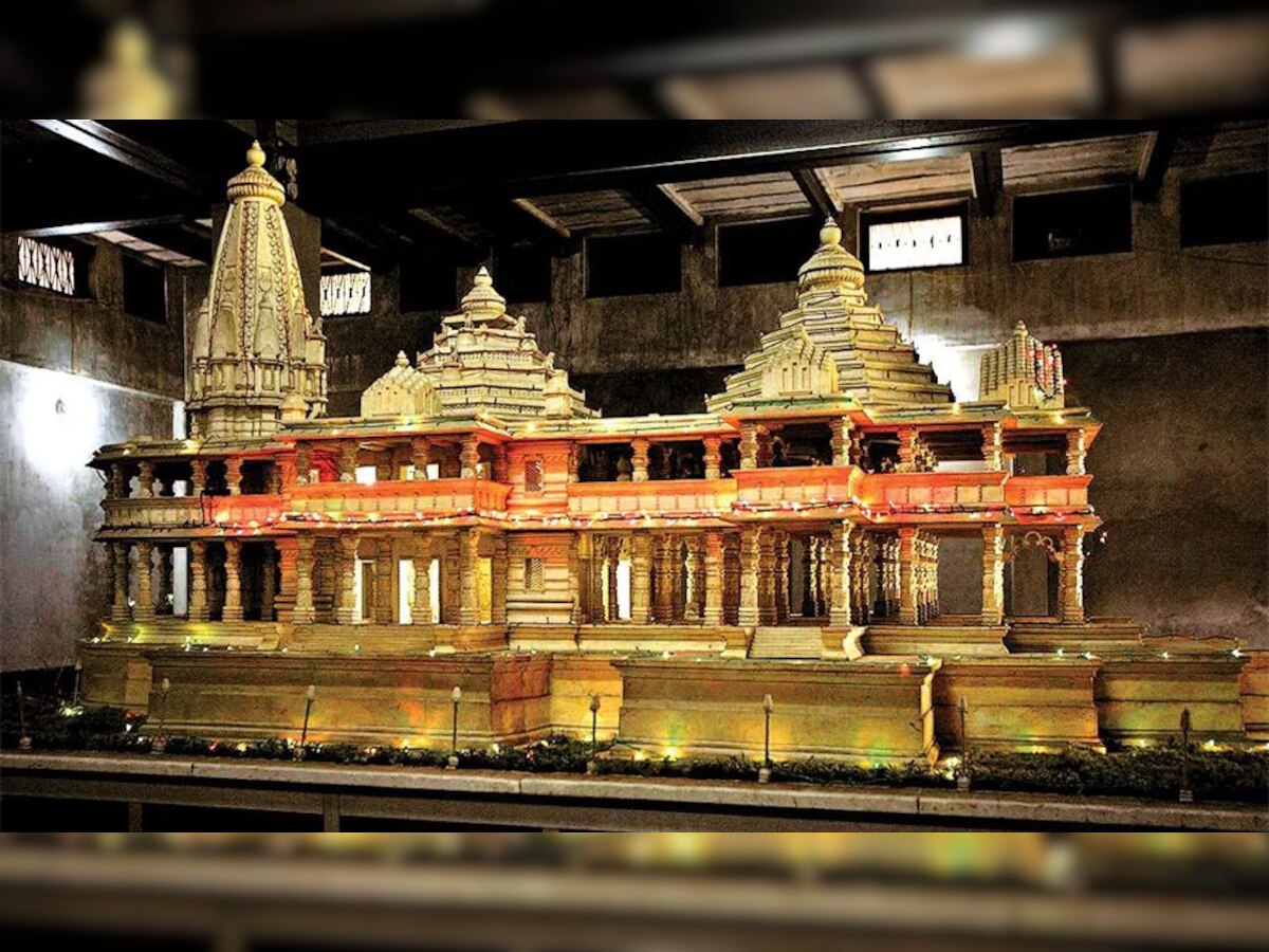 अयोध्या राम मंदिर का वीएचपी मॉडल.