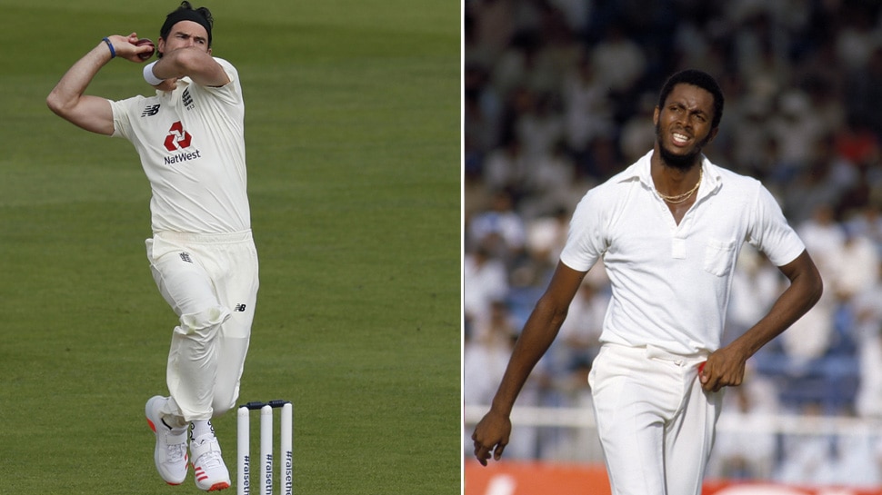 जेम्स एंडरसन और कर्टनी वॉल्श Courtney Walsh and James Anderson