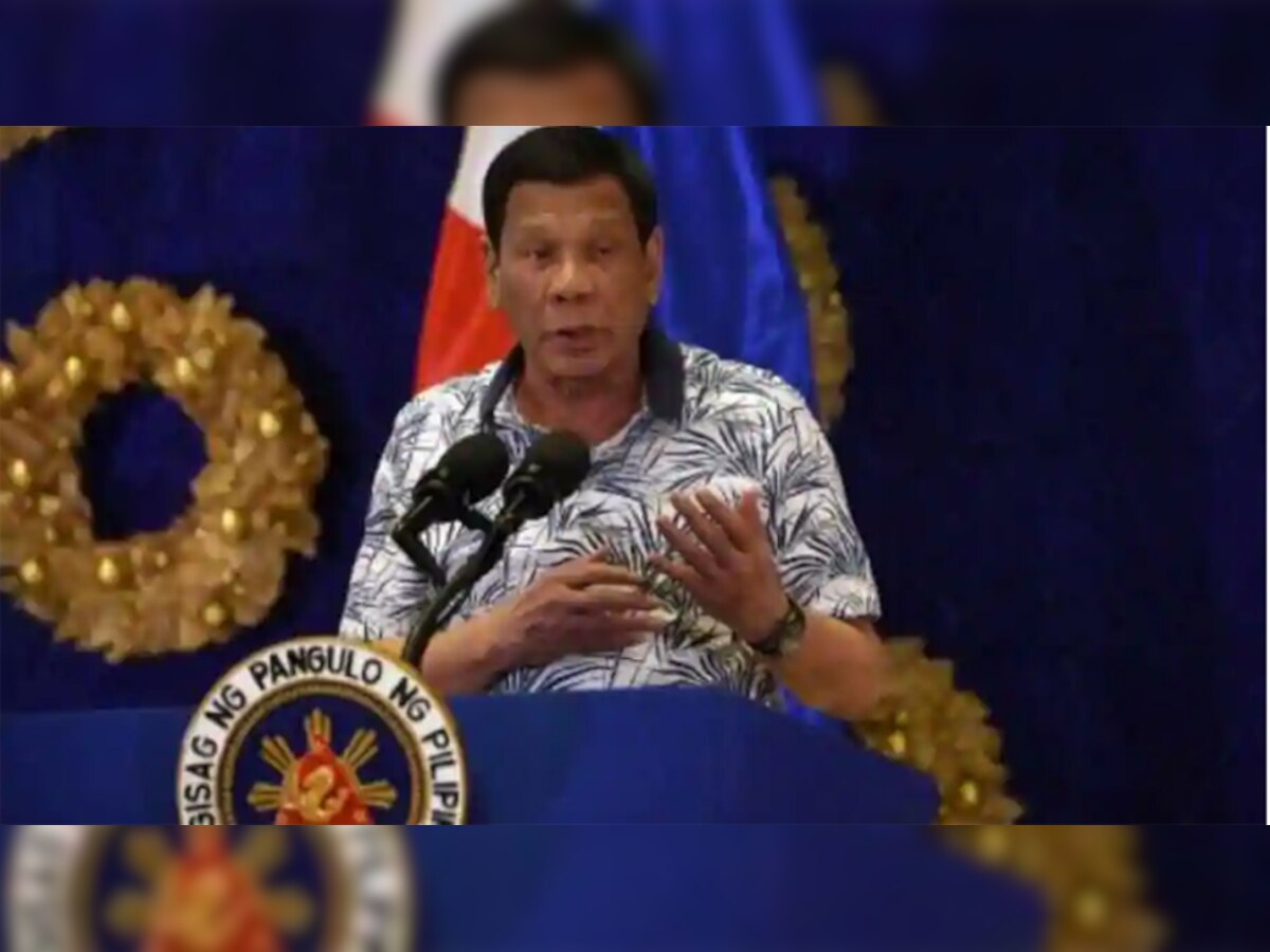 फिलीपींस के राष्ट्रपति रोड्रिगो दुतेर्ते  (फोटो AFP)