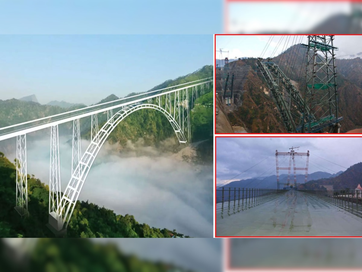 चिनाब नदी पर बन रहे दुनिया के सबसे ऊंचे रेलवे पुल पर आया ये नया अपडेट