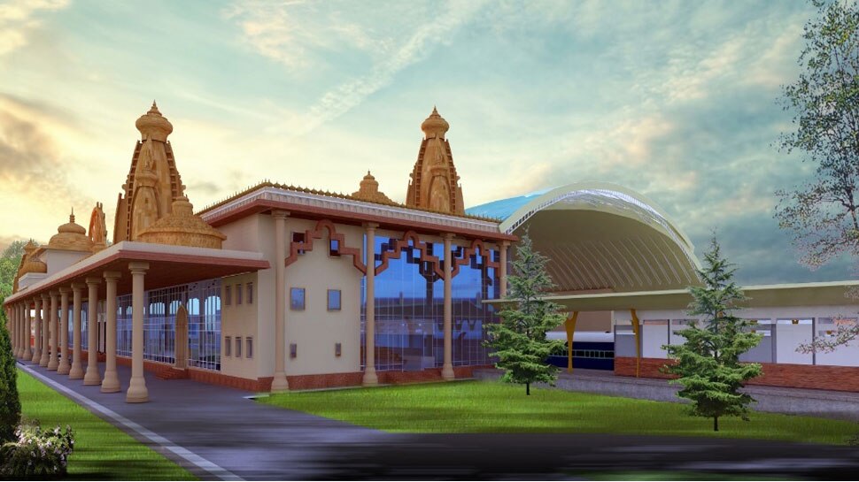 दूसरे चरण में नए स्टेशन भवन का निर्माण ayodhya railway station makeover india railways ram mandir