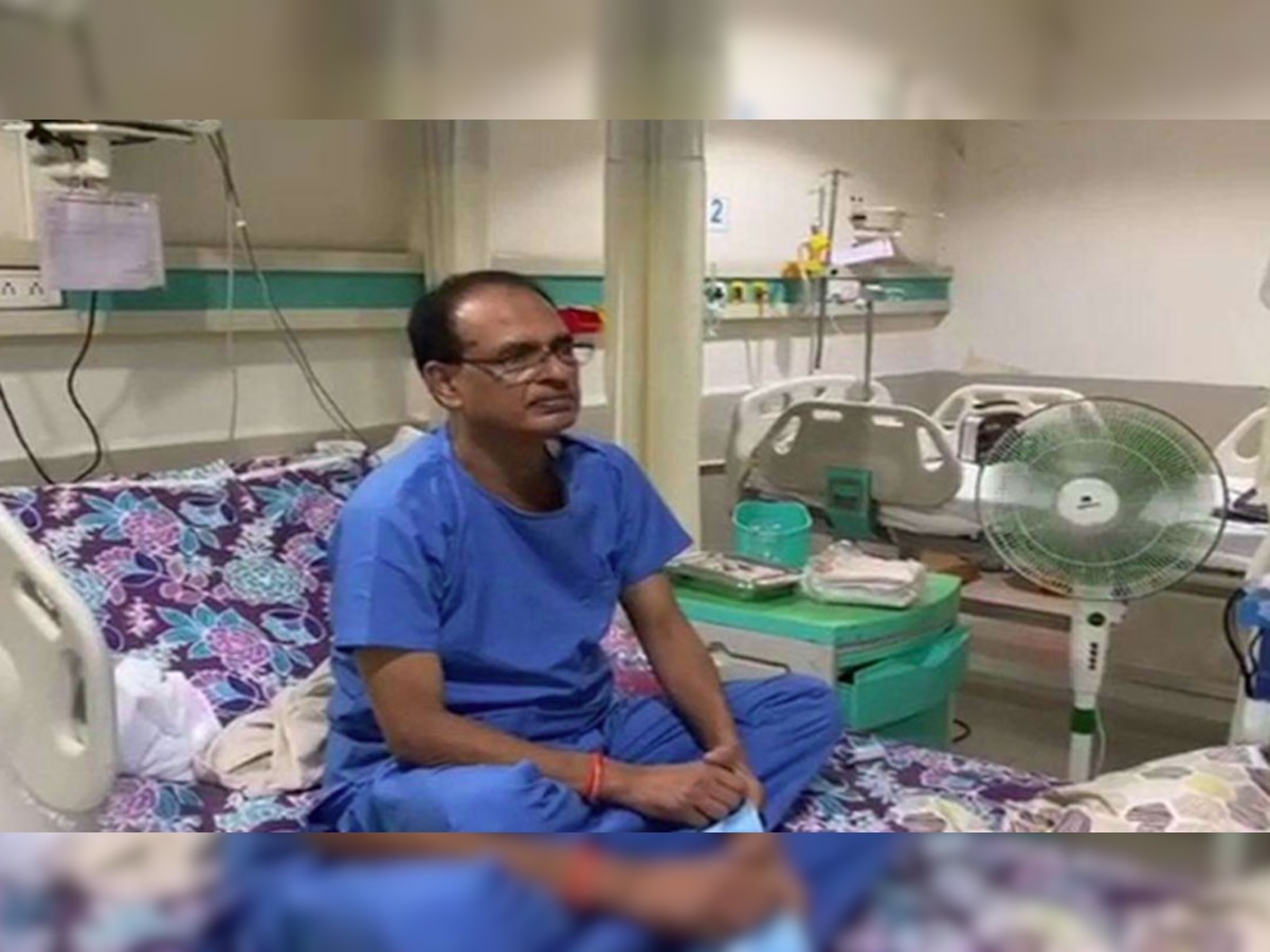 चिरायु हॉस्पिटल से प्रदेशवासियों से अपील करते सीएम शिवराज सिंह चौहान