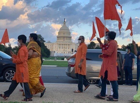 राम भक्तों ने अमेरिका में भी मनाया उत्सव 