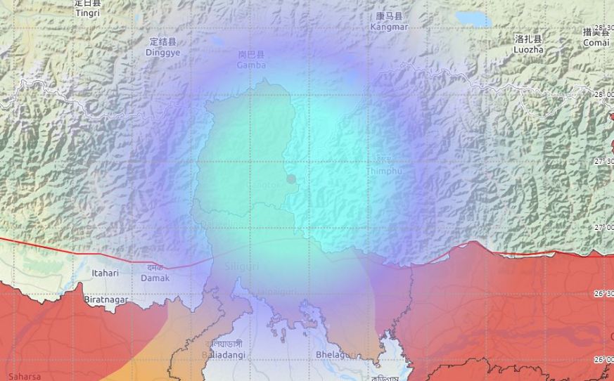 भूकंप से सिक्किम में डोली धरती, सीमा पर झिंयांग प्रांत में भूकंप के झटके