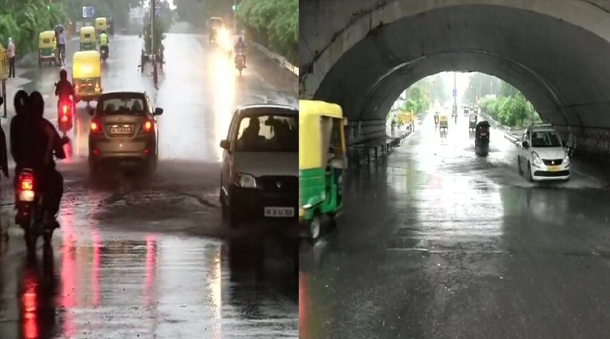 दिल्ली NCR में हुई बारिश से मिली गर्मी से राहत लेकिन कई जगह हुआ जलभराव