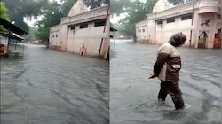 इंदौर: लगातार हो रही बारिश से जनजीवन अस्त-व्यस्त, शहर के कई हिस्सों में भरा पानी