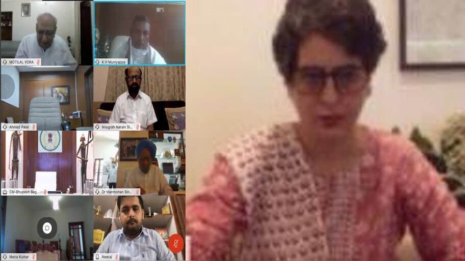 CWC मीटिंग: वीडियो लीक होन के खतरे के चलते कांग्रेस ने उठाया बड़ा कदम, देखें LIVE
