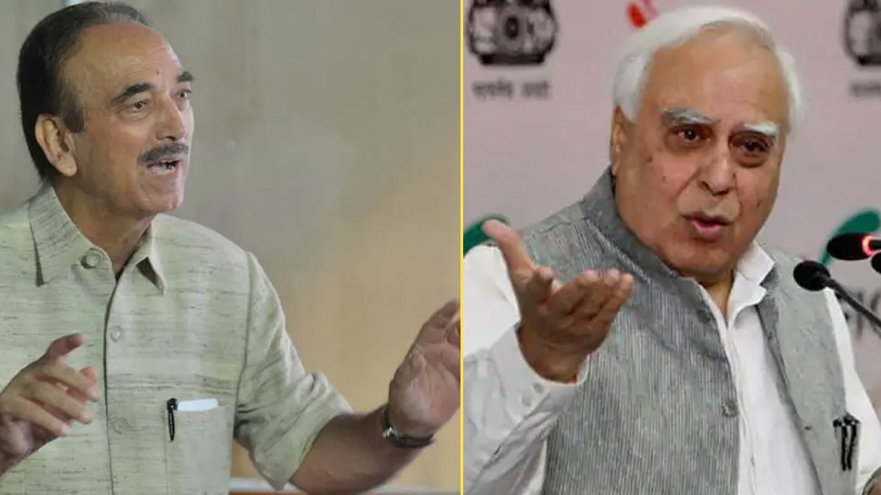 कांग्रेस में सियासी घमासान: BJP से मिलीभगत के इल्ज़ाम पर भड़के गुलाम नबी आज़ाद और सिब्बल कांग्रेस में सियासी घमासान: BJP से मिलीभगत के इल्ज़ाम पर भड़के गुलाम नबी आज़ाद और सिब्बल