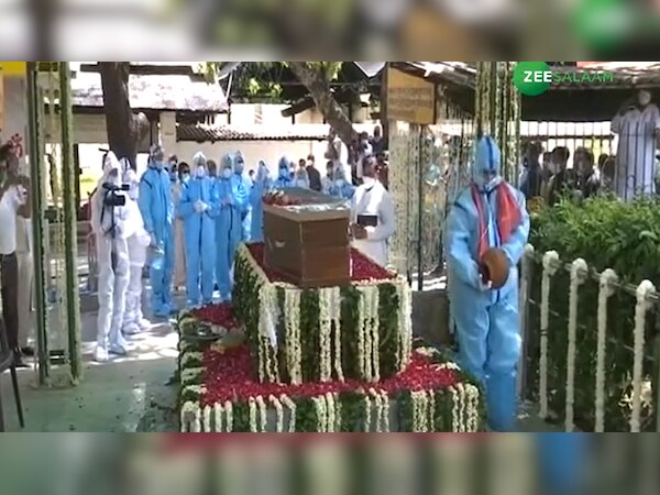 कौमी एज़ाज़ के साथ अदा की गईं प्रणब मुखर्जी की आखिरी रसूमात