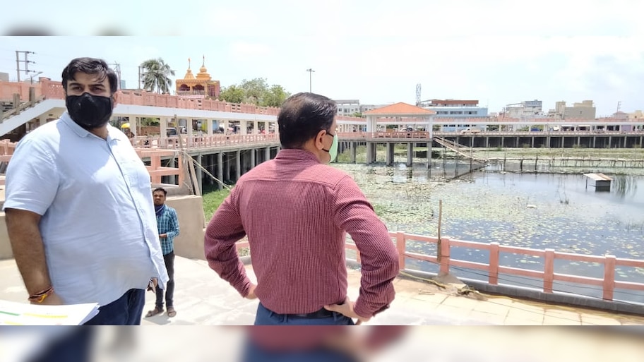 ସହରର ସୌନ୍ଦର୍ଯ୍ୟ ବଢାଇବ ରାମଲିଙ୍ଗମ ପୋଖରୀ, ଜାରି ରହିଛି ଆଧୁନୀକିକରଣ କାର୍ଯ୍ୟ 