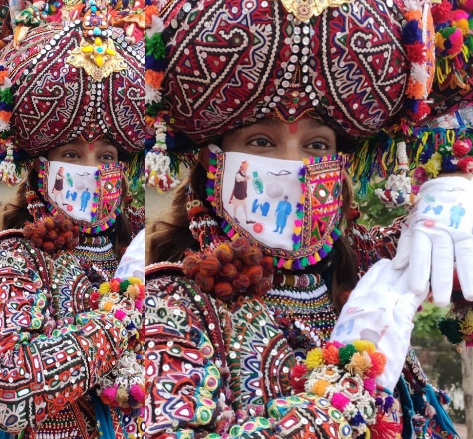 Navratri 2020 Celebration: Preparations started in Gujarat regarding Navratri Festival in Corona era, see photos | Navratri 2020 Celebration: कोरोना काल में नवरात्रि महोत्सव को लेकर Gujarat में शुरू हुई ...