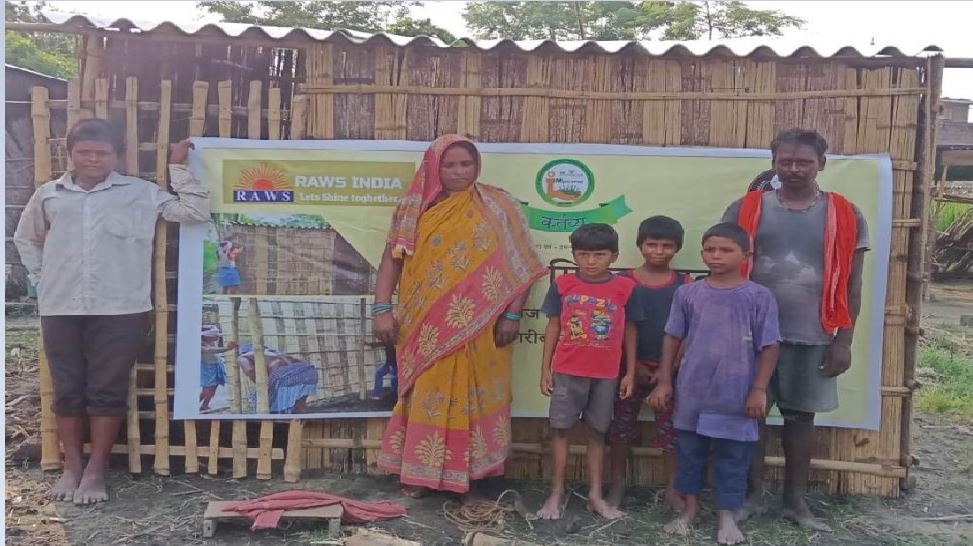 गुरुग्राम का एनजीओ बिहार बाढ़ पीड़ितों के पुनर्वास में कर रहा मदद