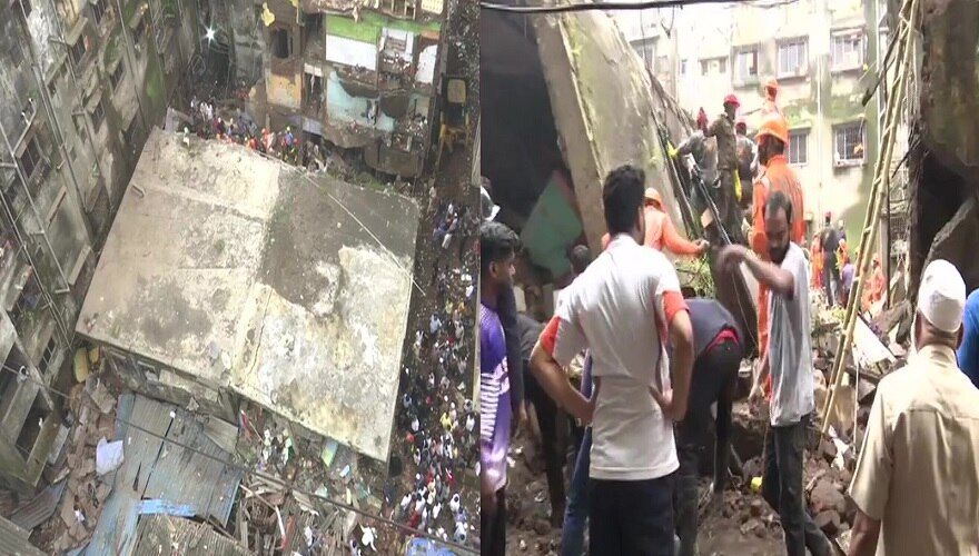 महाराष्ट्र के भिवंडी में भीषण हादसा, इमारत ध्वस्त होने से 10 लोगों की मौत 11 घायल
