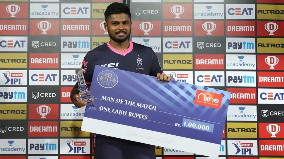 जीत के हीरो संजू सैमसन Sanju Samson Man of the Match