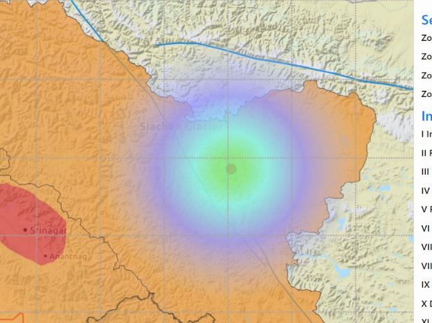 Earthquake: लेह-लद्दाख में लगे भूकंप के तेज झटके, 5.4 रही तीव्रता