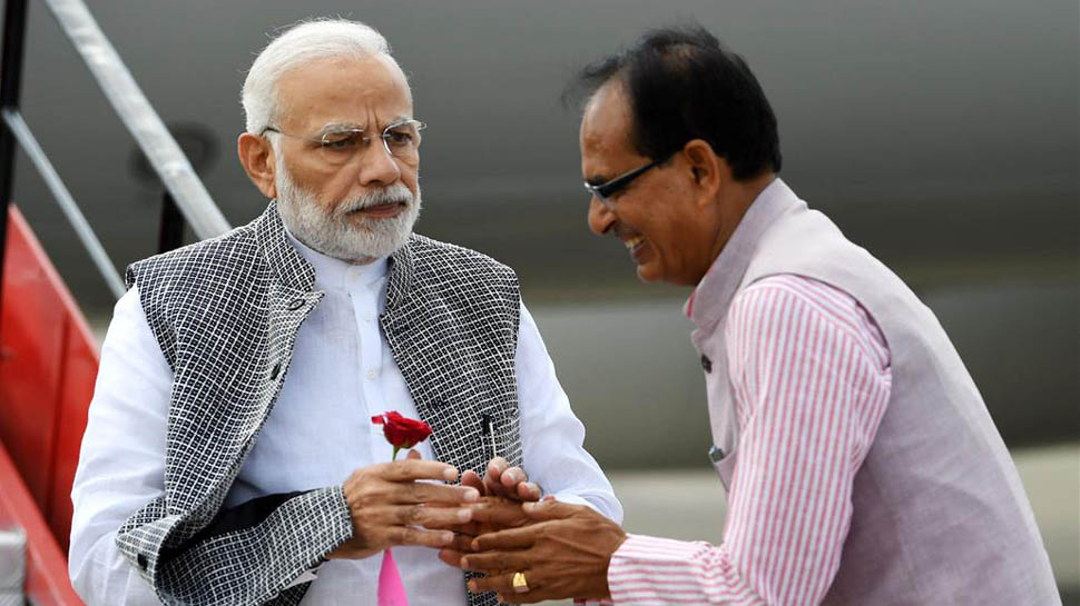 CM Shivraj Met PM Modi On The Situation In Madhya Pradesh | PM मोदी से ...