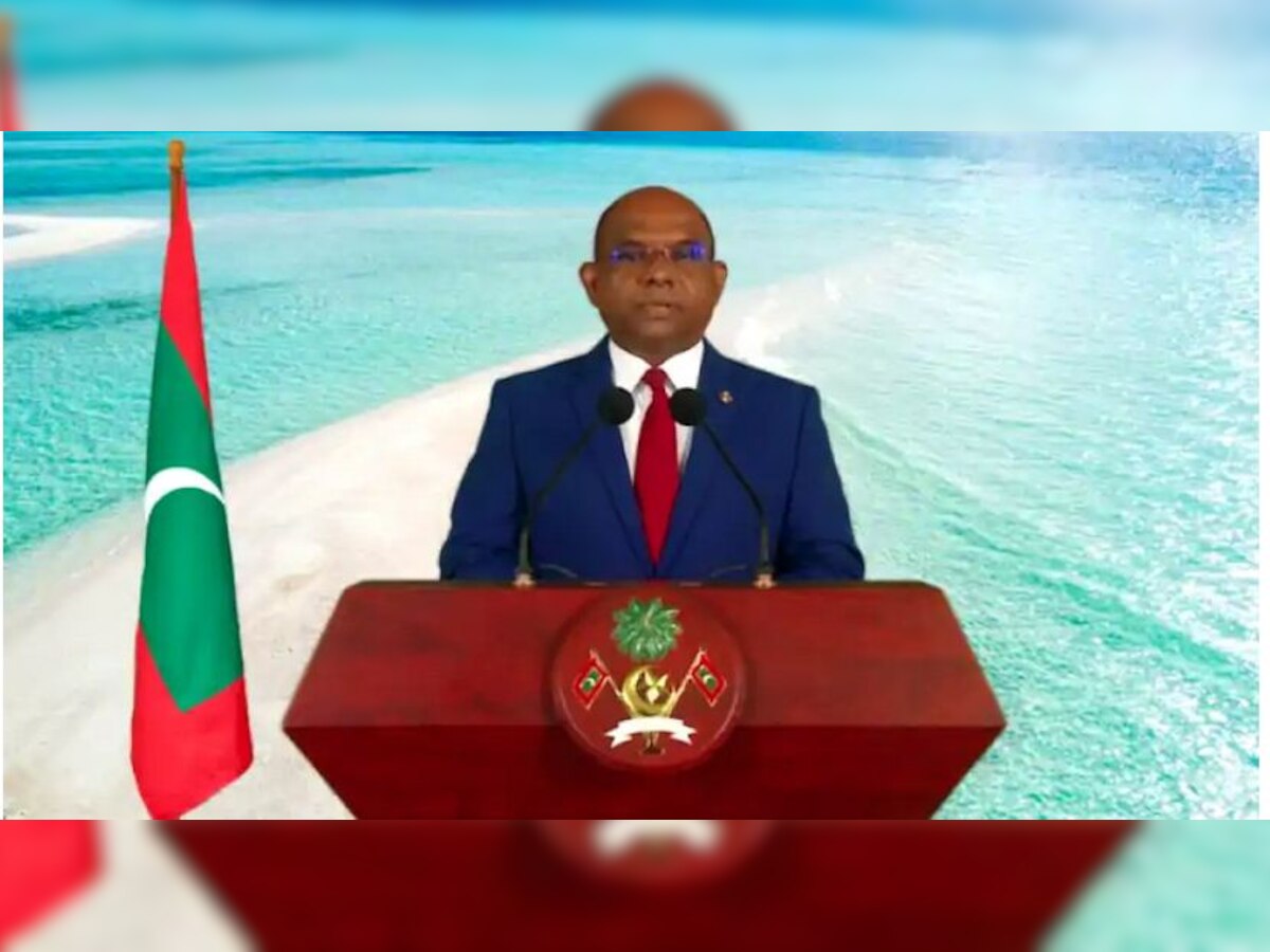 मालदीव के वित्त मंत्री अब्दुल्ला शाहिद. 