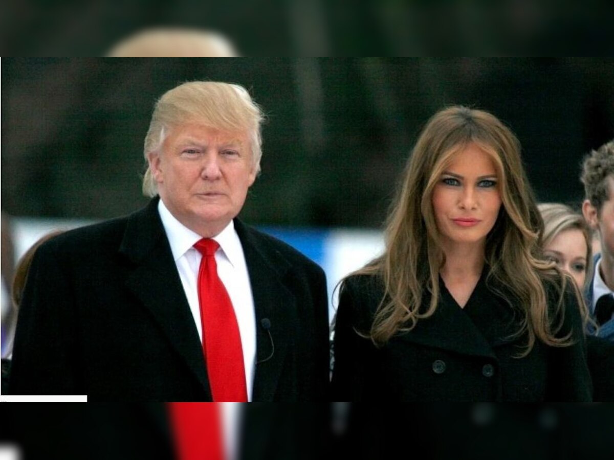 अमेरिकी राष्ट्रपति डोनाल्ड ट्रंप व उनकी पत्नी मेलानिया ट्रंप (फाइल फोटो).