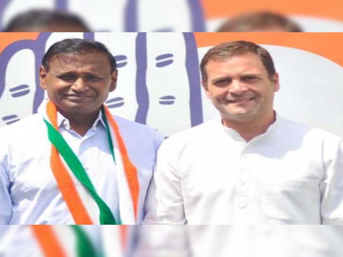 राहुल गांधी के साथ कांग्रेस नेता उदित राज ( फाइल फोटो)