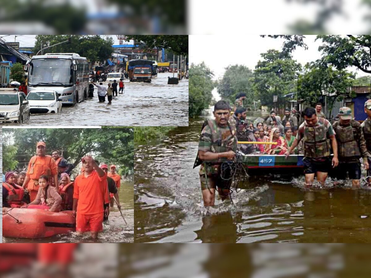महाराष्ट्र के चार जिलों में भारी बारिश से हालात बुरी तरह प्रभावित हुए हैं......