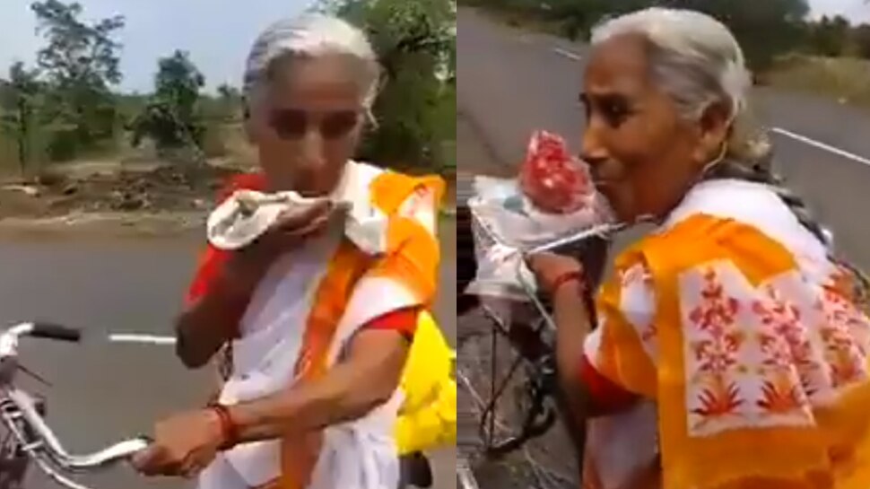 वैष्णो देवी यात्रा पर साइकिल से निकली 68 वर्षीय महिला, तय करेगी 2200KM का सफर